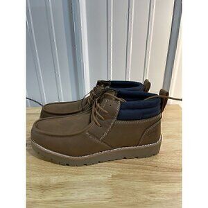 Weatherproof Vintage Men's Faux-Leather Chester Boot Tan 8M New